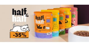 Фото - Half&Half: СКИДКА 35% на влажные корма для кошек