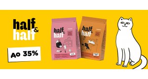 Фото - Half&Half: СКИДКА до 35% на корм и лакомства для кошек
