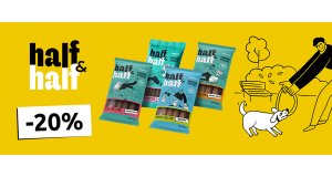 Фото - Half&Half: ЗНИЖКА до 20% на корм і ласощі для собак