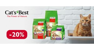Фото - Cats Best: СКИДКА 20% на наполнители для кошачьего туалета
