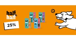 Фото - Half&Half: СКИДКА 25% на корм для собак