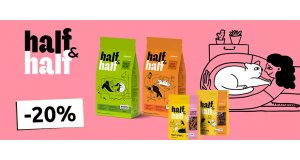 Фото - Half&Half: ЗНИЖКА до 20% на корм і ласощі для котів