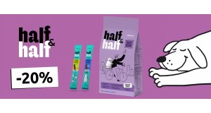 Фото - Half&Half: СКИДКА до 20% на корм и лакомства для собак