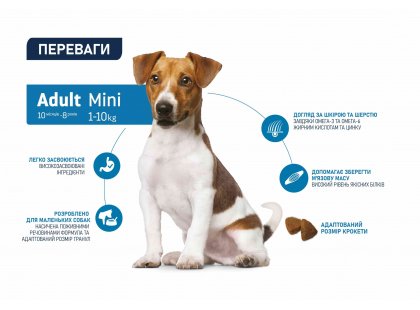 Фото - сухий корм Advance (Едванс) Dog Mini Adult - корм для дорослих собак маленьких порід (з куркою та рисом)