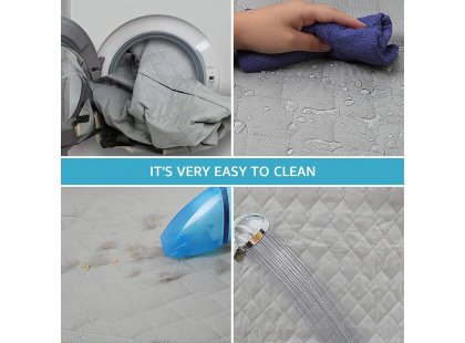 Фото 5 -  аксессуары в авто Senful Lassie Dog чехол для автомобильного сидения с сетчатым визуальным окном, серый