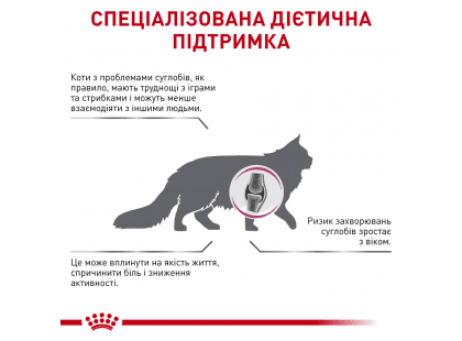 Фото 3 -  ветеринарні корми Royal Canin MOBILITY MC28 (МОБІЛІТІ) сухий лікувальний корм для котів від 1 року