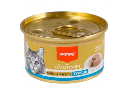 Фото - WanpWanpy Gourmet Gold Paste Tuna влажный корм для кошек ТУНЕЦ, паштет влажный корм (консервы) WanpWanpy Gourmet Gold Paste Tuna влажный корм для кошек ТУНЕЦ, паштет