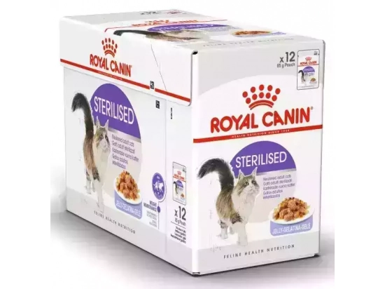 Фото 2 -  вологий корм (консерви) Royal Canin STERILISED JELLY консервований корм для стерилізованих кішок