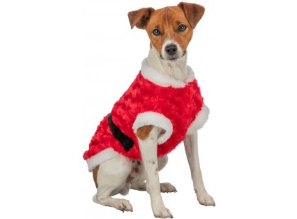 Фото 2 -  одяг Trixie Santa Coat різдвяна попона для собак