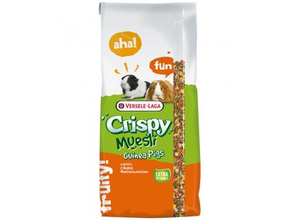 Фото 2 -  корм для гризунів Versele-Laga (Верселе-Лага) CRISPY MUESLI GUINEA PIGS (КРИСПІ МЮСЛІ) корм для морських свинок, з вітаміном C