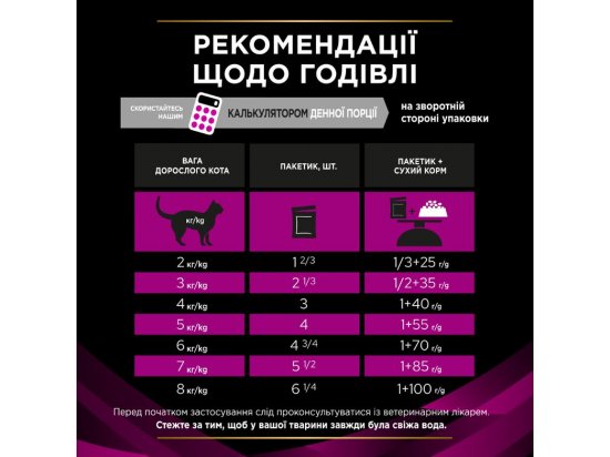 Фото - ветеринарные корма Purina Pro Plan (Пурина Про План) Veterinary Diets UR Urinary Chicken влажный лечебный корм для кошек для растворения струвитных камней КУРИЦА