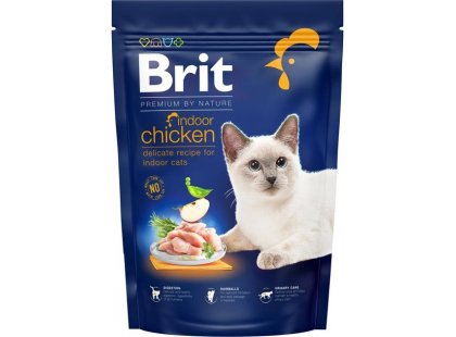 Фото - сухий корм Brit Premium Cat Indoor Chicken сухий корм для кішок, що мешкають у приміщенні КУРКА