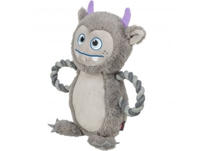 Фото 2 -  іграшки Trixie Monster with Rope іграшка для собак МОНСТР З МОТУЗКОЮ (36126)