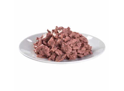 Фото 2 -  вологий корм (консерви) Brit Care Cat Kitten Fillets in Gravy Savory Salmon, Sea Buckthorn & Nasturtium консерви для кошенят ЛОСОСЬ у соусі з ОБЛІПИХОЮ та НАСТУРЦІЄЮ