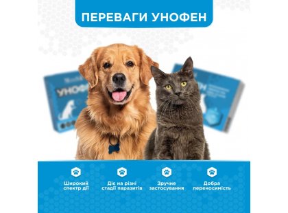 Фото 6 -  від глистів Modes УНОФЕН таблетки від глистів для собак і котів