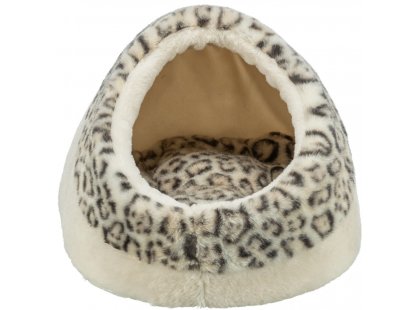 Фото 3 -  лежаки, матрасы, коврики и домики Trixie Cave Leo домик для кошек и собак, кремовый