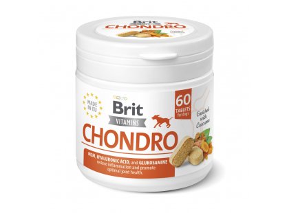 Фото - Brit Vitamins Chondro вітаміни для собак для суглобів для кісток та суглобів (опорно-рухового апарату) Brit Vitamins Chondro вітаміни для собак для суглобів
