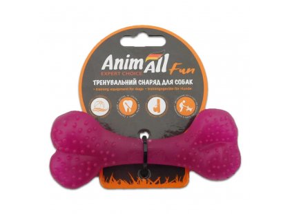 Фото 2 -  игрушки AnimAll Fun игрушка для собак КОСТЬ, фиолетовый