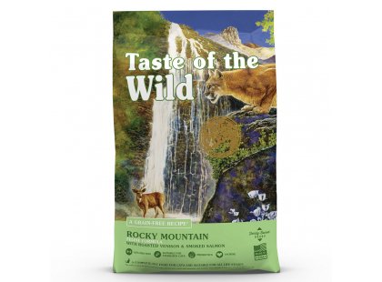Фото - Taste of the Wild ROCKY MOUNTAIN FELINE FORMULA - корм для кошек и котят с мясом жареной оленины и копченым лососем сухой корм Taste of the Wild ROCKY MOUNTAIN FELINE FORMULA - корм для кошек и котят с мясом жареной оленины и копченым лососем