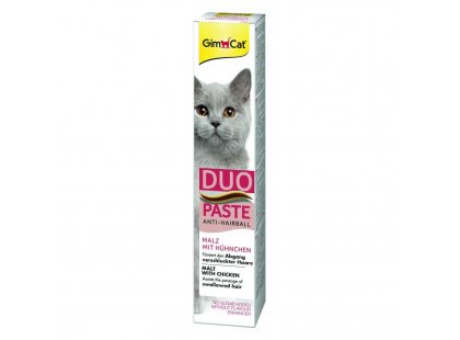 Фото - Gimcat ANTI-HAIRBALL DUO PASTE паста для выведения шерсти со вкусом курицы для выведения шерсти Gimcat ANTI-HAIRBALL DUO PASTE паста для выведения шерсти со вкусом курицы
