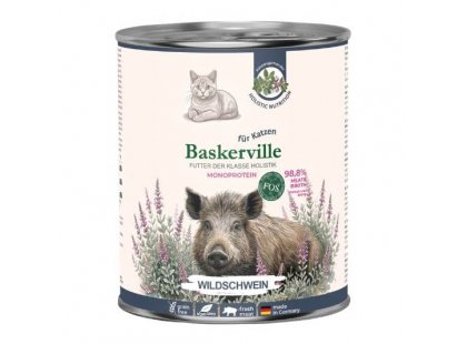 Фото 3 -  вологий корм (консерви) Baskerville Holistic вологий корм для котів ДИКИЙ КАБАН