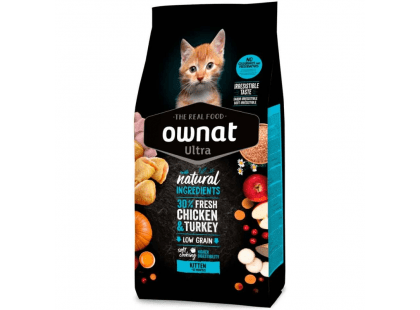 Фото - Ownat Ultra Kitten Chicken&Turkey сухой корм для котят КУРИЦА И ИНДЕЙКА сухой корм Ownat Ultra Kitten Chicken&Turkey сухой корм для котят КУРИЦА И ИНДЕЙКА