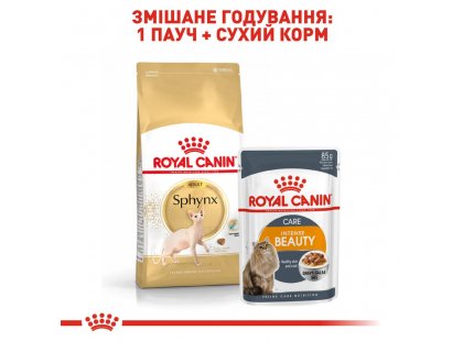 Фото - сухой корм Royal Canin SPHYNX (СФИНКС) корм для кошек от 1 года