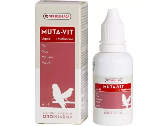 Фото - Versele-Laga Oropharma (Орофарма) Muta-Vit Liquid МУТА-ВІТ рідкі вітаміни для оперення птахів вітаміни та мінерали Versele-Laga Oropharma (Орофарма) Muta-Vit Liquid МУТА-ВІТ рідкі вітаміни для оперення птахів