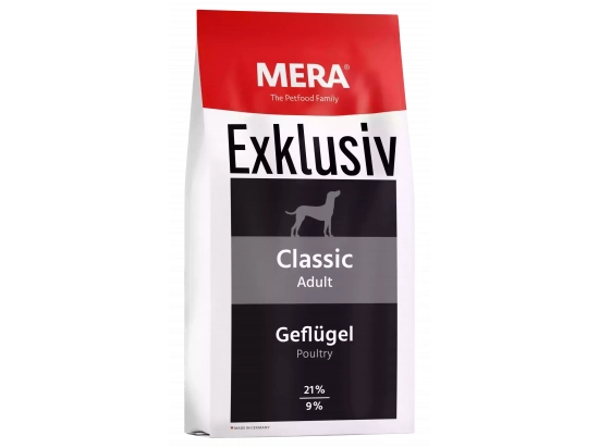 Фото - сухой корм Mera (Мера) Exklusiv Classic Adult Poultry сухой корм для взрослых собак ДОМАШНЯЯ ПТИЦА