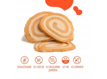 Фото 6 -  лакомства Mavsy Refined Jerky Salmon Rolls & Red Caviar лакомство для собак от 3 месяцев ФИЛАДЕЛЬФИЯ С ЛОСОСЕМ И КРАСНОЙ ИКРОЙ
