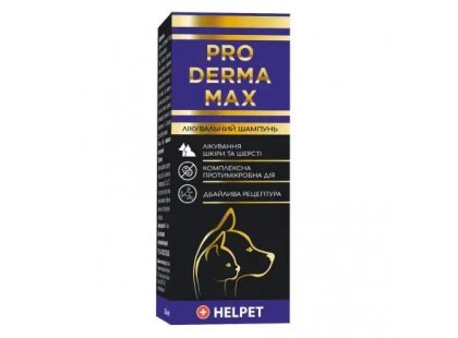 Фото - Ветсинтез Helpet Pro Derma Мах антибактериальный шампунь для собак и котов для кожи и шерсти Ветсинтез Helpet Pro Derma Мах антибактериальный шампунь для собак и котов