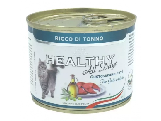 Фото - влажный корм (консервы) Healthy All Days TUNA влажный корм для кошек ТУНЕЦ