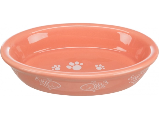 Фото - миски, поилки, фонтаны Trixie Cat Ceramic Bowl - Миска керамическая овальная (24495)