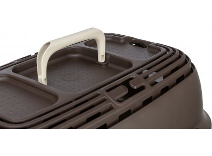 Фото 5 -  переноски, сумки, рюкзаки Trixie Relax переноска для тварин, ПЛАСТИК ДВЕРІ, коричневий