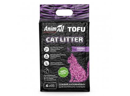 Фото - AnimAll TOFU (ТОФУ) СОЕВЫЙ наполнитель в туалет для кошек ЛАВАНДА наполнители AnimAll TOFU (ТОФУ) СОЕВЫЙ наполнитель в туалет для кошек ЛАВАНДА