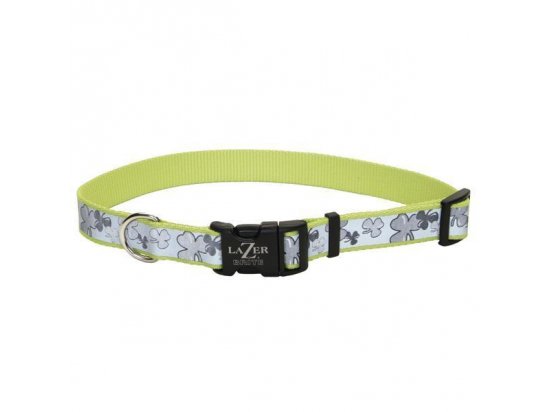 Фото - амуніція Coastal (Костал) Lazer Brite Reflective Collar світлонабивний нашийник для собак, ЛАЙМ