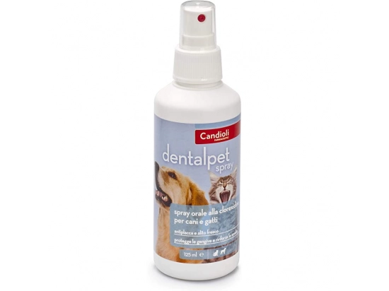 Фото - для зубов и пасти Candioli (Кандиоли) DentalPet Spray (Дентал Пет Спрей) спрей для ухода за ротовой полостью собак и кошек