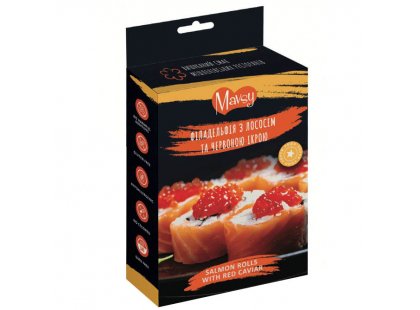Фото 2 -  лакомства Mavsy Refined Jerky Salmon Rolls & Red Caviar лакомство для собак от 3 месяцев ФИЛАДЕЛЬФИЯ С ЛОСОСЕМ И КРАСНОЙ ИКРОЙ