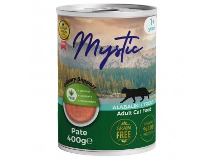 Фото - Mystic Cat Trout Pate влажный корм для кошек, ФОРЕЛЬ, паштет влажный корм (консервы) Mystic Cat Trout Pate влажный корм для кошек, ФОРЕЛЬ, паштет