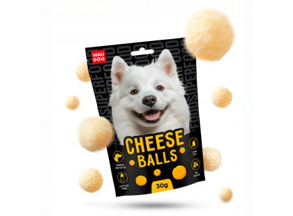 Фото 3 -  ласощі Collar WAUDOG Treats Cheese Balls ласощі для собак ХРУСТКІ СИРНІ КУЛЬКИ