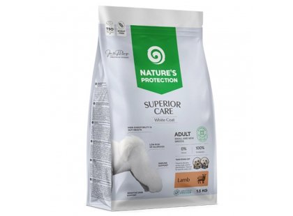 Фото - Natures Protection WHITE DOGS ADULT LAMB корм для взрослых собак маленьких и миниатюрных пород с белой шерстью ЯГНЕНОК сухой корм Natures Protection WHITE DOGS ADULT LAMB корм для взрослых собак маленьких и миниатюрных пород с белой шерстью ЯГНЕНОК