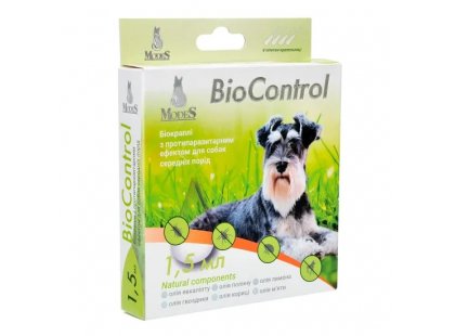Фото 2 -  от блох и клещей Modes BioControl биокапли от блох и клещей для кошек и собак