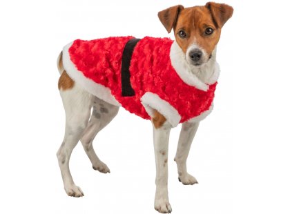 Фото 3 -  одяг Trixie Santa Coat різдвяна попона для собак