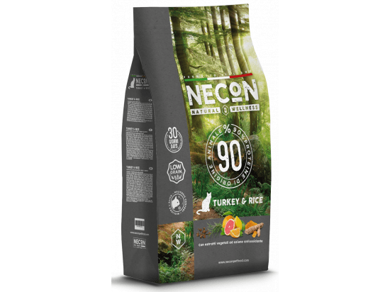 Фото - сухой корм Necon Natural Wellness Adult Turkey & Rice сухой корм для кошек ИНДЕЙКА И РИС