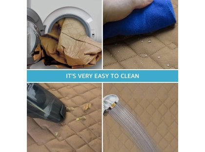 Фото 8 -  аксессуары в авто Senful Lassie Dog чехол для автомобильного сидения с сетчатым визуальным окном, оливковый