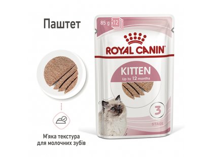 Фото - вологий корм (консерви) Royal Canin KITTEN LOAF вологий корм для кошенят віком 4-12 місяців