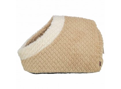 Фото 2 -  лежаки, матрасы, коврики и домики Trixie Kaline Mio домик для собак и кошек, коричневый/крем