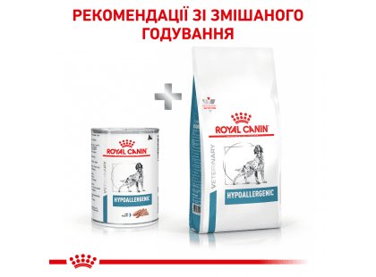 Фото 4 -  ветеринарные корма Royal Canin HYPOALLERGENIC лечебный влажный корм для собак при пищевой аллергии