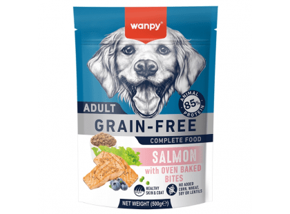 Фото - Wanpy Adult Dog Grain Free Salmon сухой беззерновой корм для собак ЛОСОСЬ сухой корм Wanpy Adult Dog Grain Free Salmon сухой беззерновой корм для собак ЛОСОСЬ
