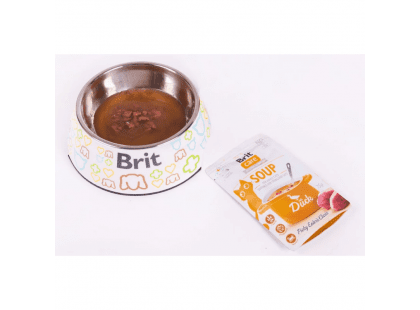 Фото - вологий корм (консерви) Brit Care Cat Soup with Duck консерви для котів СУП з КАЧКОЮ